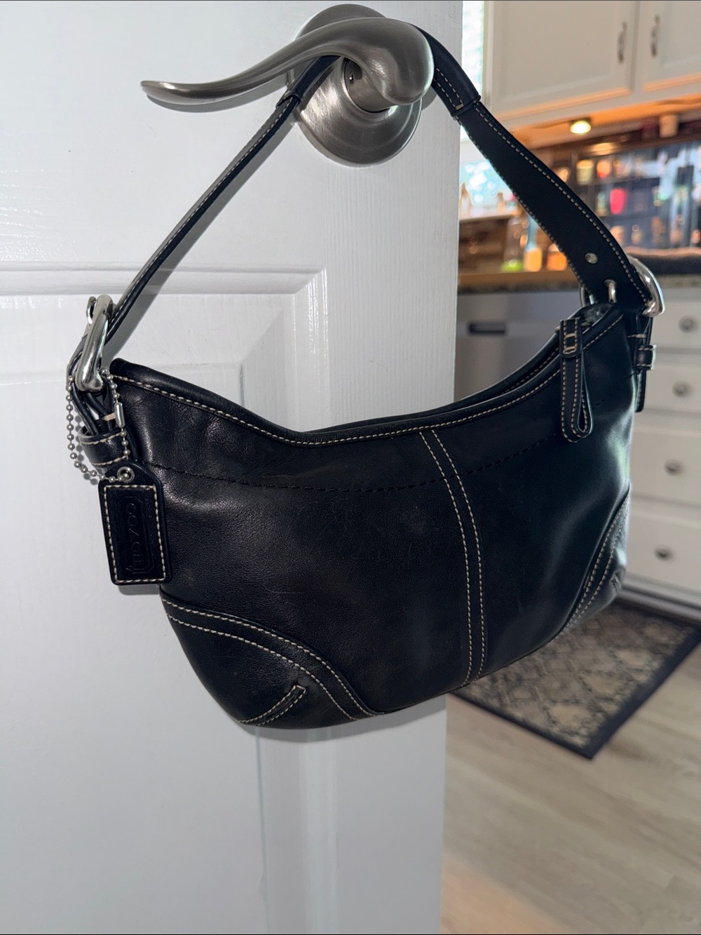 Coach Mini Shoulder Bag Vintage Y2K - Half Moon Black